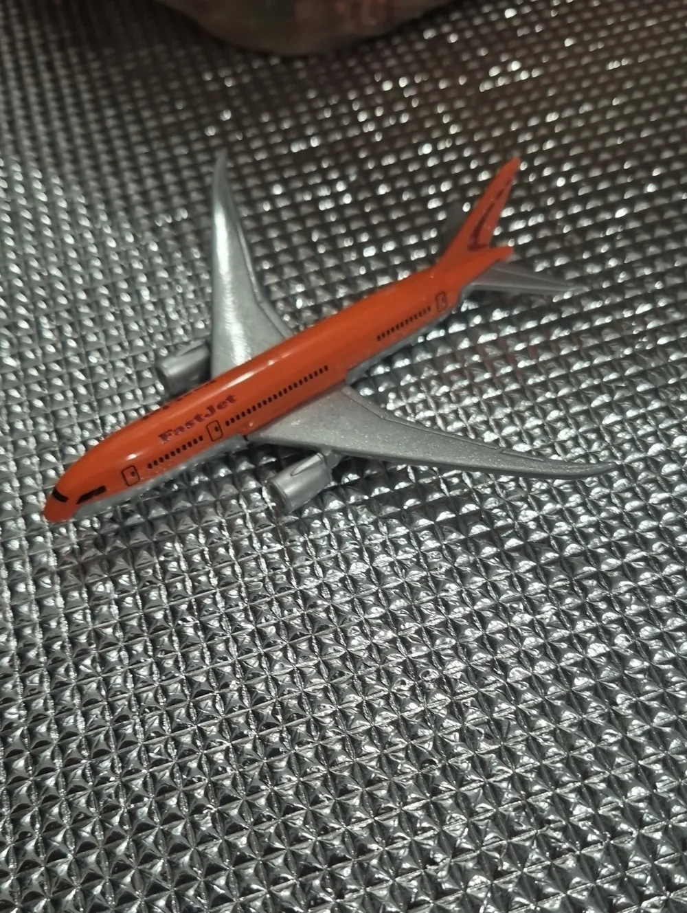 Orange Toy Airplane Die-Cast Model - Kids Cars & Vehicles